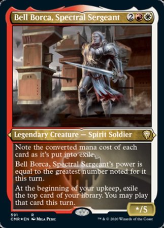 Bell Borca, Spectral Sergeant (Foil Etched) [Commander Legends] | Cracking-Singles