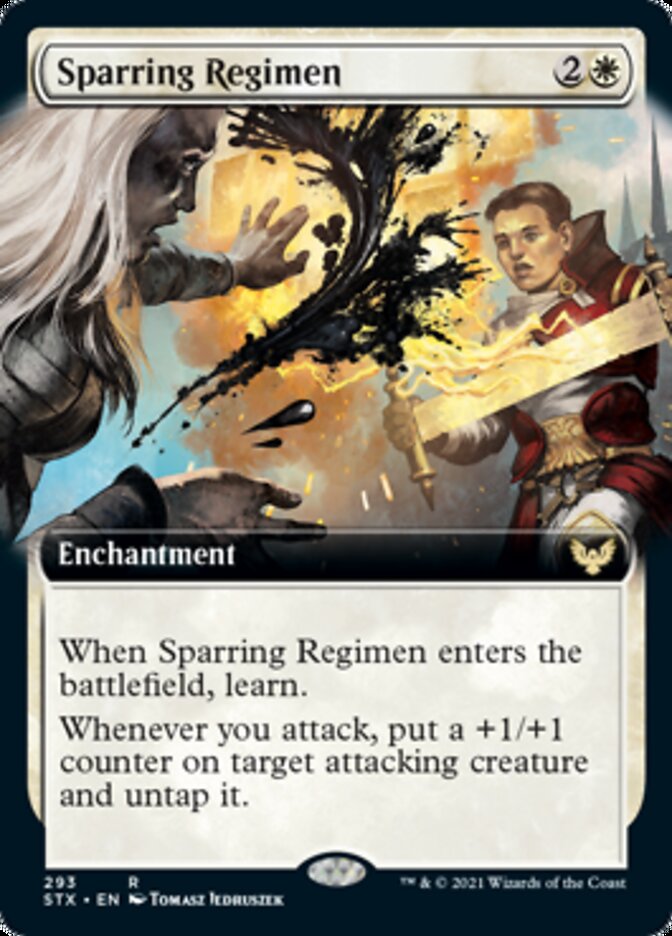 Sparring Regimen (Extended) [Strixhaven: School of Mages] | Cracking-Singles