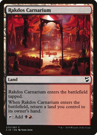 Rakdos Carnarium [Commander 2018] | Cracking-Singles