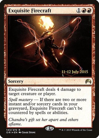 Exquisite Firecraft [Magic Origins Promos] | Cracking-Singles