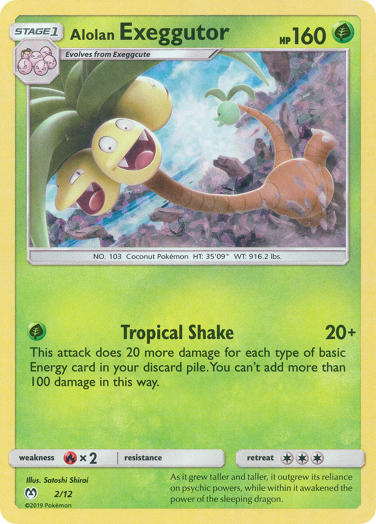 Alolan Exeggutor (2/12) [McDonald's Promos: 2019 Collection] | Cracking-Singles