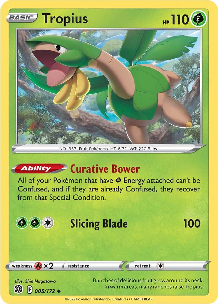 Tropius (005/172) [Sword & Shield: Brilliant Stars] | Cracking-Singles