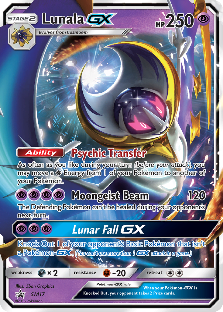 Lunala GX (SM17) [Sun & Moon: Black Star Promos] | Cracking-Singles