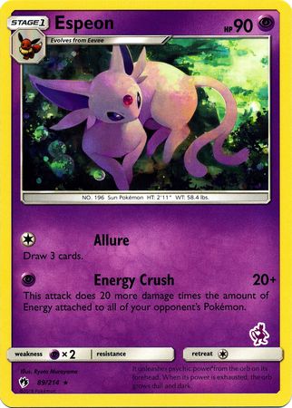 Espeon (89/214) (Mewtwo Deck) [Battle Academy 2020] | Cracking-Singles