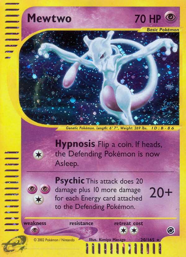 Mewtwo (20/165) [Expedition: Base Set] | Cracking-Singles