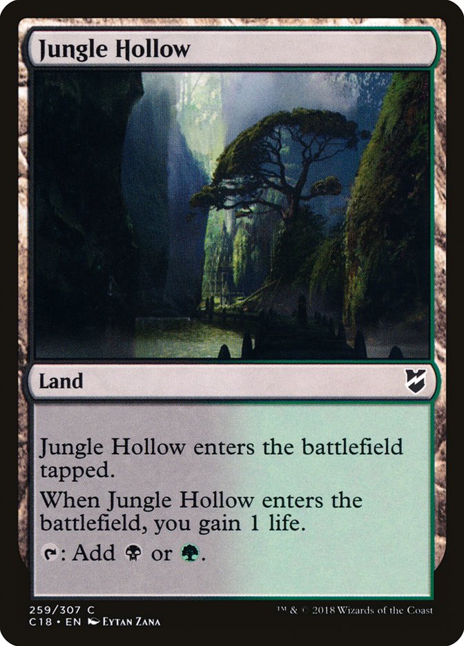 Jungle Hollow [Commander 2018] | Cracking-Singles