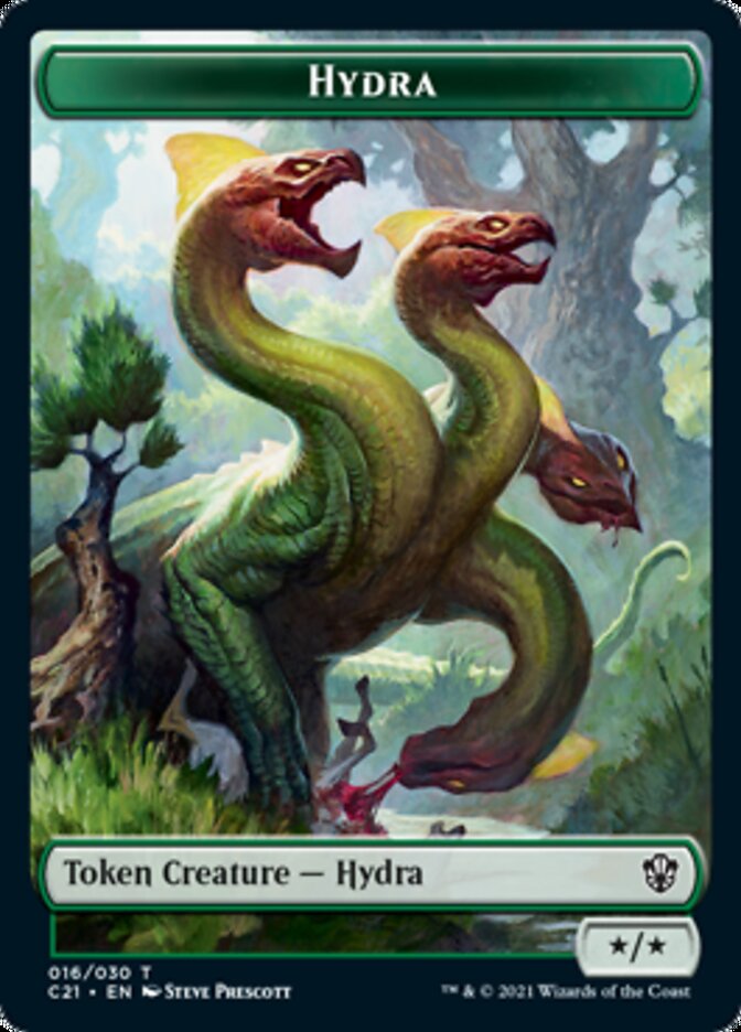 Hydra // Boar Token [Commander 2021 Tokens] | Cracking-Singles