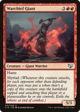 Warchief Giant [Commander 2015] | Cracking-Singles