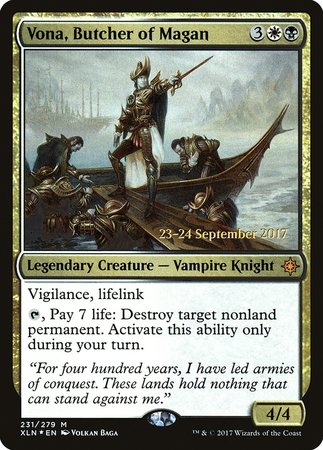 Vona, Butcher of Magan [Ixalan Promos] | Cracking-Singles