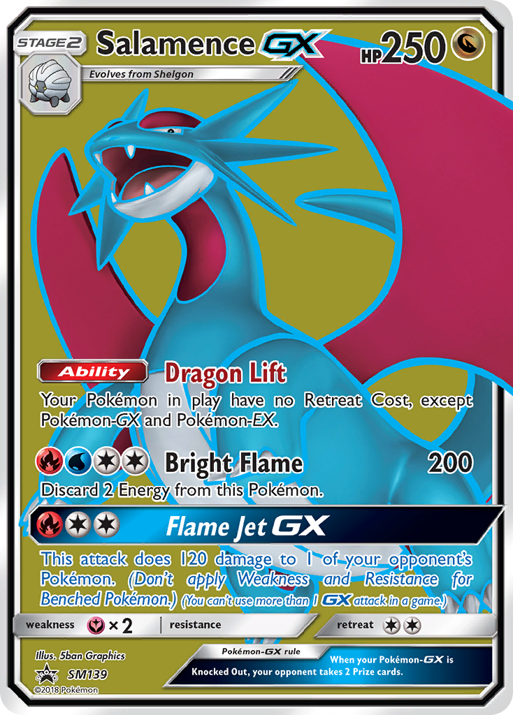 Salamence GX (SM139) [Sun & Moon: Black Star Promos] | Cracking-Singles