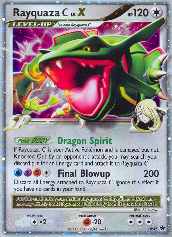 Rayquaza C LV.X (DP47) [Diamond & Pearl: Black Star Promos] | Cracking-Singles