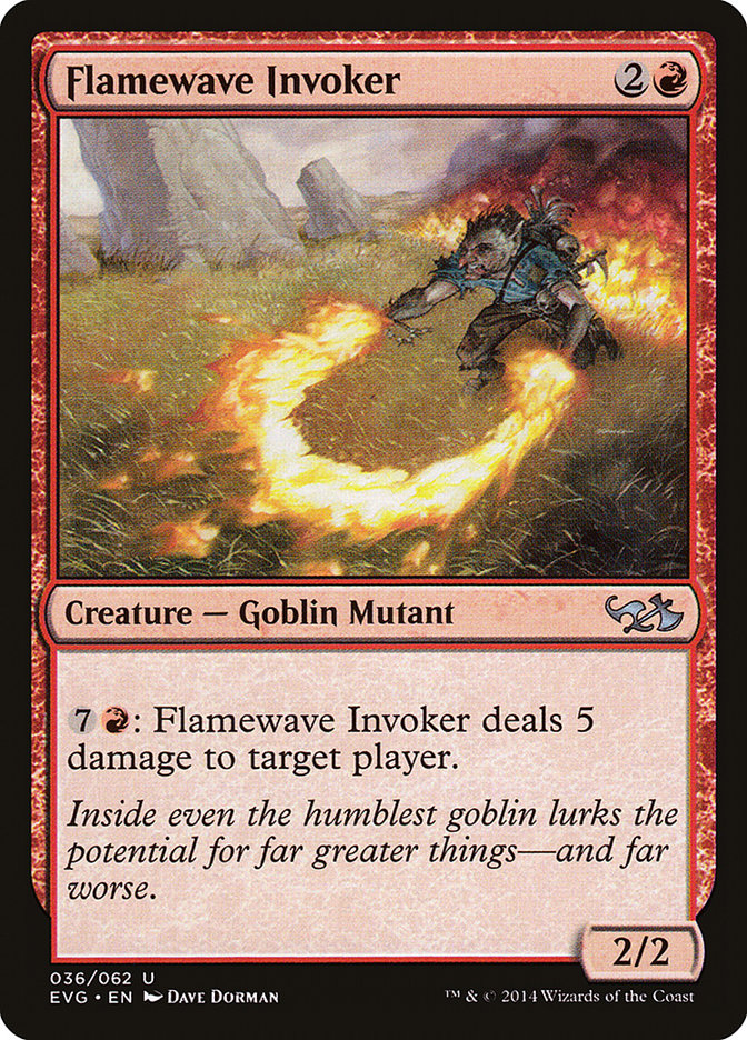 Flamewave Invoker (Elves vs. Goblins) [Duel Decks Anthology] | Cracking-Singles