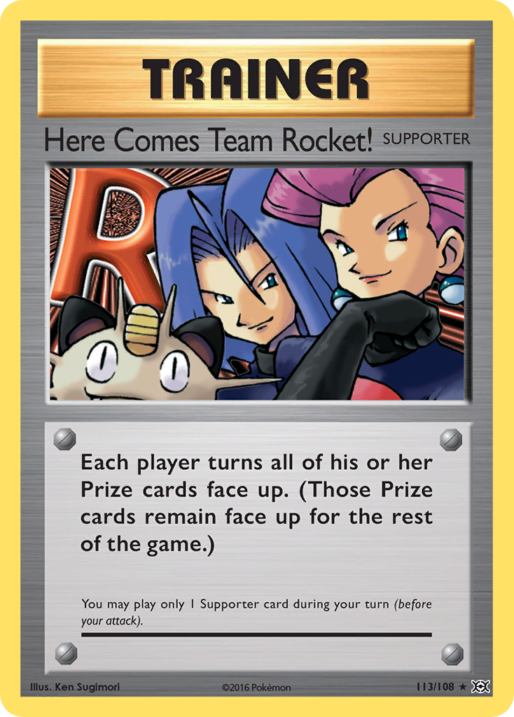 Here Comes Team Rocket! (113/108) [XY: Evolutions] | Cracking-Singles