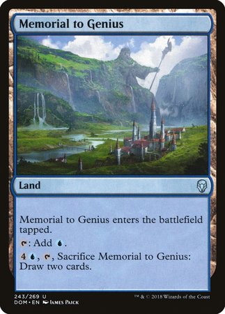 Memorial to Genius [Dominaria] | Cracking-Singles