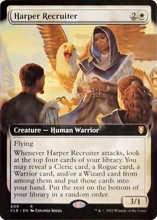 Harper Recruiter (Extended Art) [Commander Legends: Battle for Baldur's Gate] | Cracking-Singles