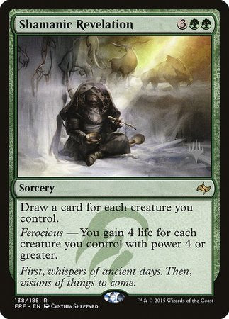 Shamanic Revelation [Fate Reforged Promos] | Cracking-Singles