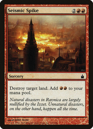 Seismic Spike [Ravnica: City of Guilds] | Cracking-Singles