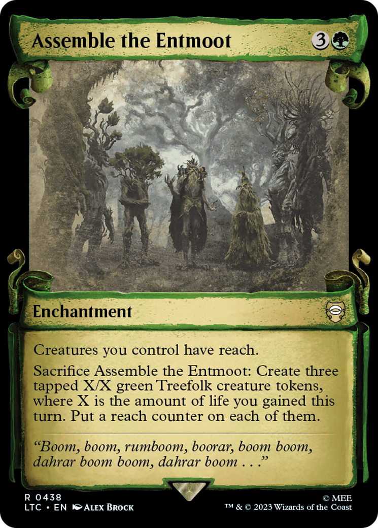 Assemble the Entmoot [The Lord of the Rings: Tales of Middle-Earth Commander Showcase Scrolls] | Cracking-Singles