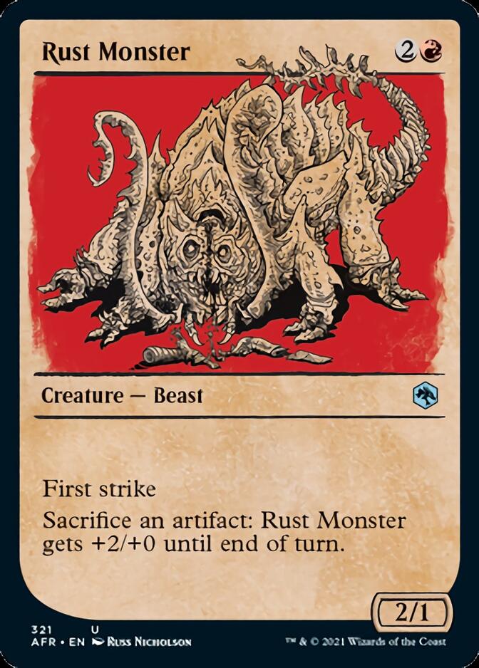 Rust Monster (Showcase) [Dungeons & Dragons: Adventures in the Forgotten Realms] | Cracking-Singles