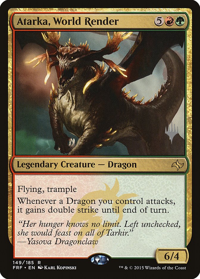 Atarka, World Render (Promo Pack) [Core Set 2021 Promos] | Cracking-Singles