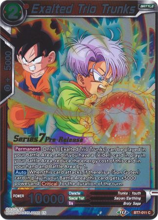 Exalted Trio Trunks [BT7-011_PR] | Cracking-Singles