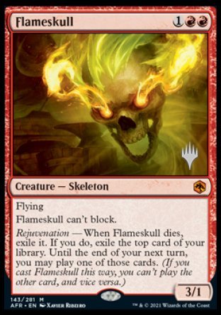 Flameskull (Promo Pack) [Dungeons & Dragons: Adventures in the Forgotten Realms Promos] | Cracking-Singles