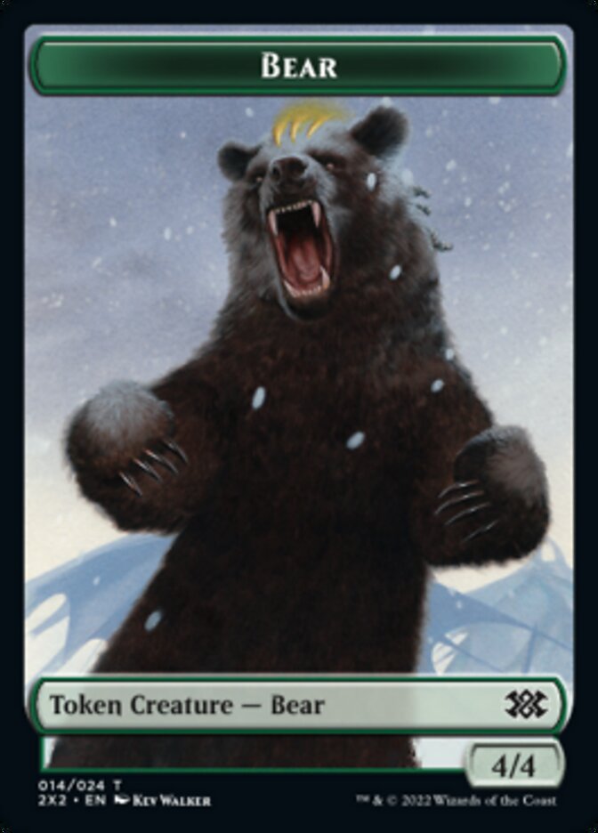 Bear // Eldrazi Scion Double-sided Token [Double Masters 2022 Tokens] | Cracking-Singles