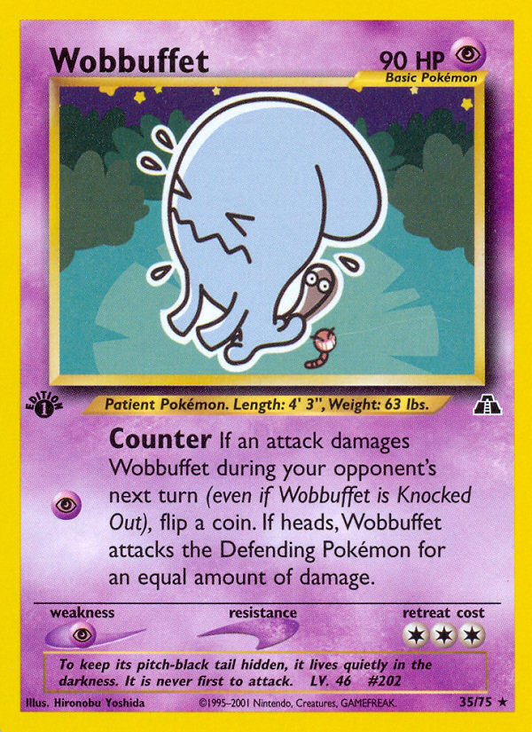 Wobbuffet (35/75) [Neo Discovery 1st Edition] | Cracking-Singles