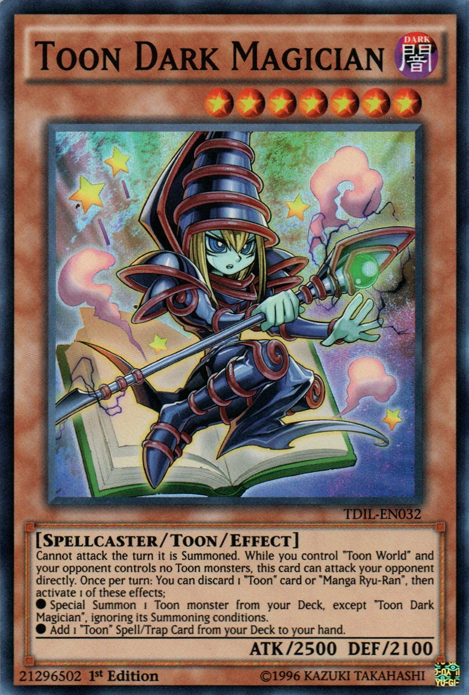 Toon Dark Magician [TDIL-EN032] Super Rare | Cracking-Singles