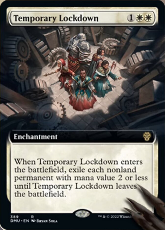 Temporary Lockdown (Extended Art) [Dominaria United] | Cracking-Singles