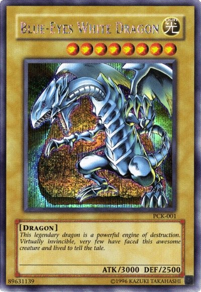 Blue-Eyes White Dragon (Power of Chaos: Kaiba the Revenge) [PCK-001] Secret Rare | Cracking-Singles