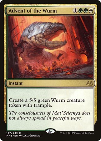 Advent of the Wurm [Modern Masters 2017] | Cracking-Singles