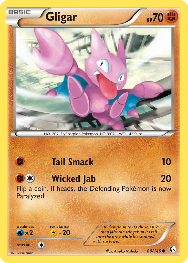 Gligar (80/149) [Black & White: Boundaries Crossed] | Cracking-Singles