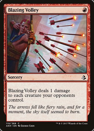 Blazing Volley [Amonkhet] | Cracking-Singles