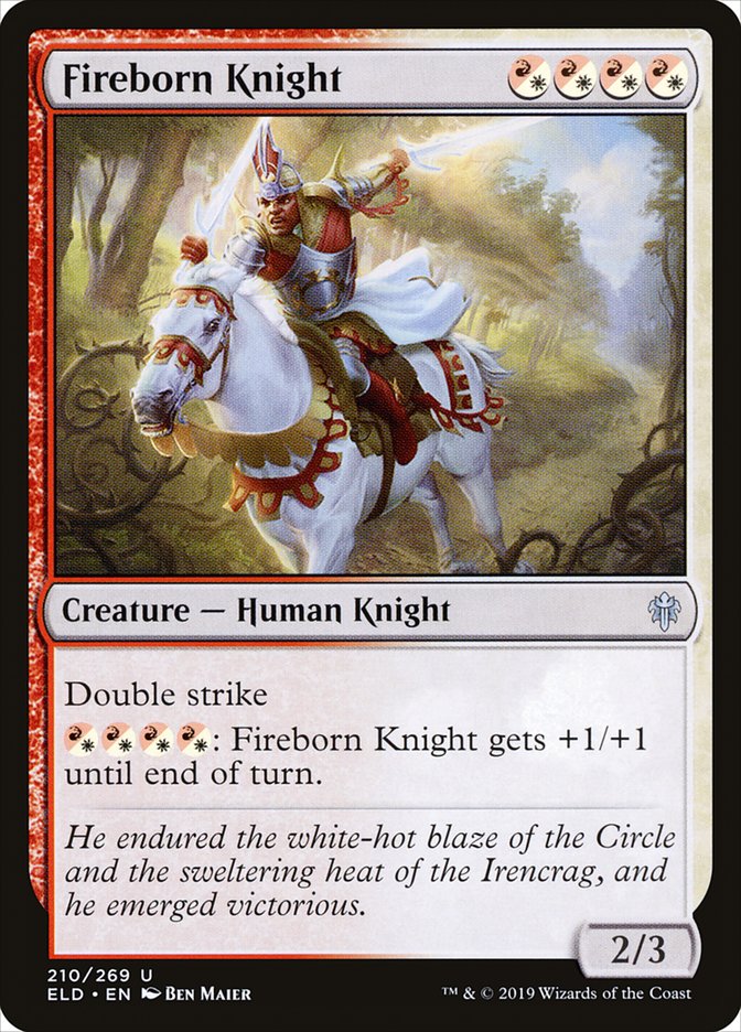 Fireborn Knight [Throne of Eldraine] | Cracking-Singles