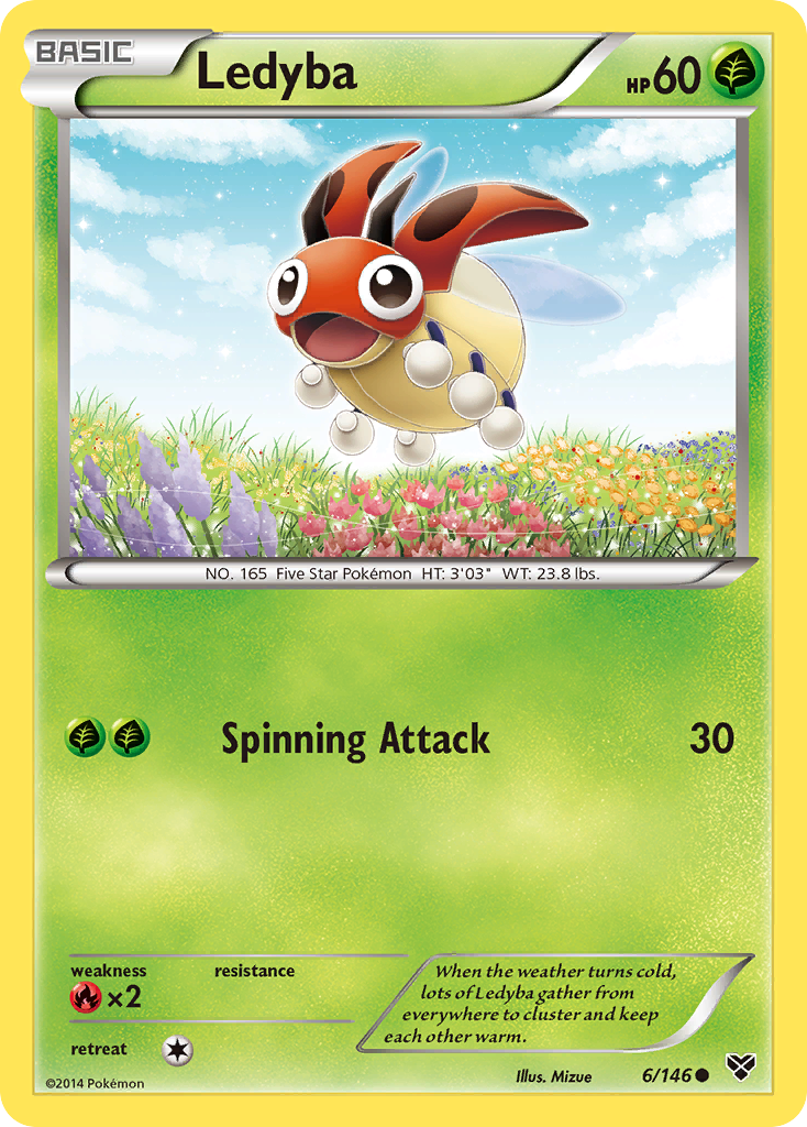 Ledyba (6/146) [XY: Base Set] | Cracking-Singles