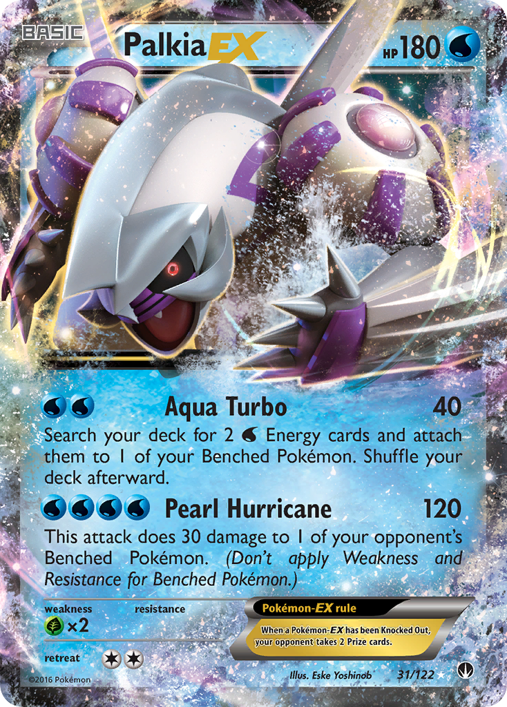 Palkia EX (31/122) [XY: BREAKpoint] | Cracking-Singles