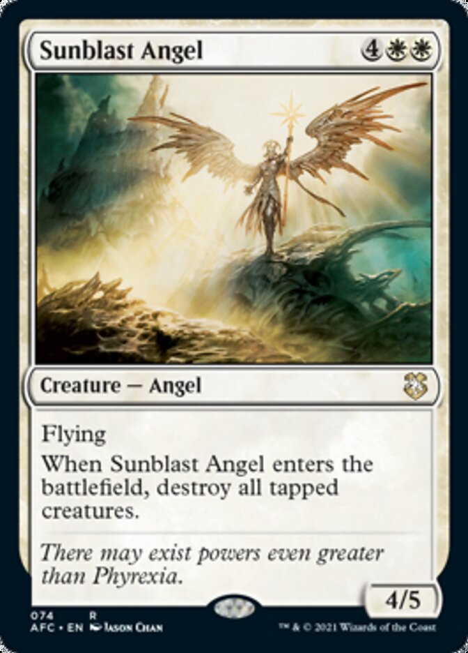 Sunblast Angel [Dungeons & Dragons: Adventures in the Forgotten Realms Commander] | Cracking-Singles