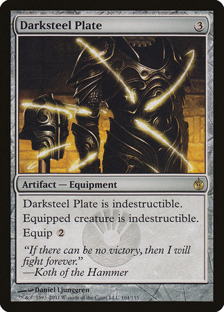 Darksteel Plate [Mirrodin Besieged] | Cracking-Singles