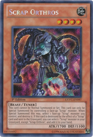 Scrap Orthros [EXVC-EN097] Secret Rare | Cracking-Singles