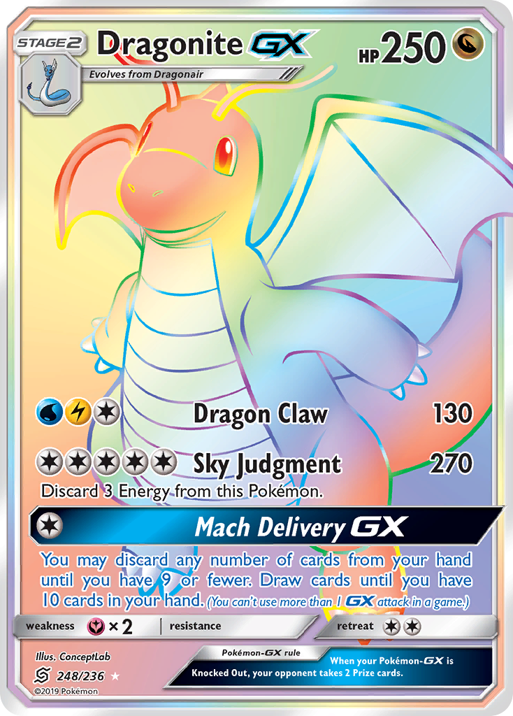 Dragonite GX (248/236) [Sun & Moon: Unified Minds] | Cracking-Singles