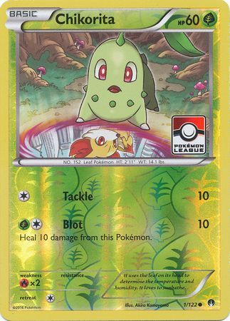 Chikorita (1/122) (League Promo) [XY: BREAKpoint] | Cracking-Singles