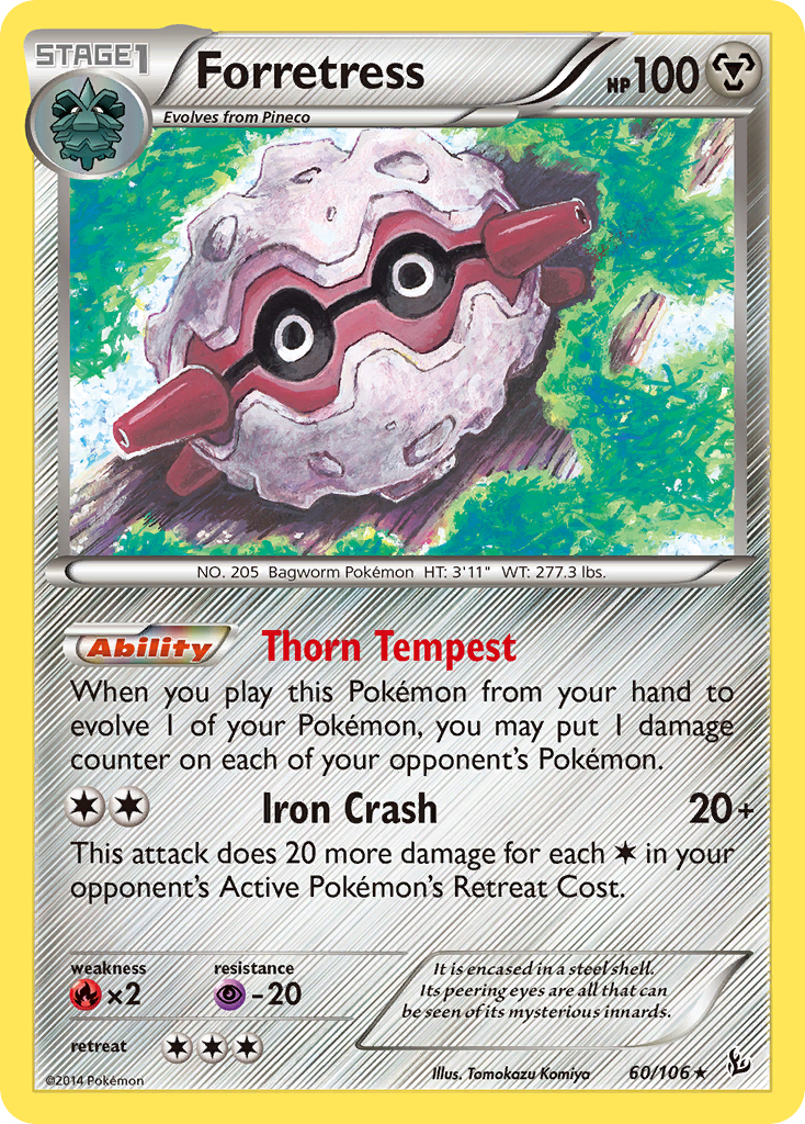 Forretress (60/106) [XY: Flashfire] | Cracking-Singles