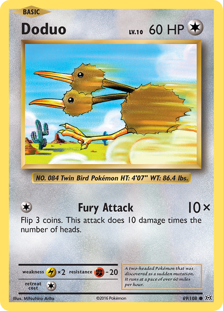 Doduo (69/108) [XY: Evolutions] | Cracking-Singles