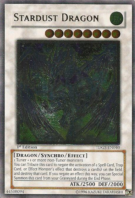 Stardust Dragon [TDGS-EN040] Ultimate Rare | Cracking-Singles