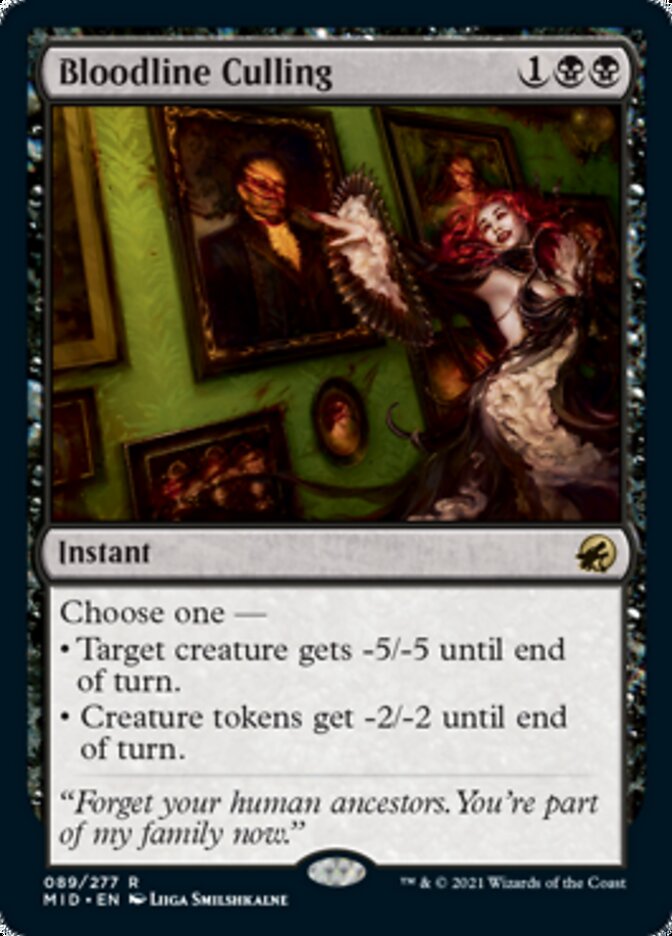 Bloodline Culling [Innistrad: Midnight Hunt] | Cracking-Singles