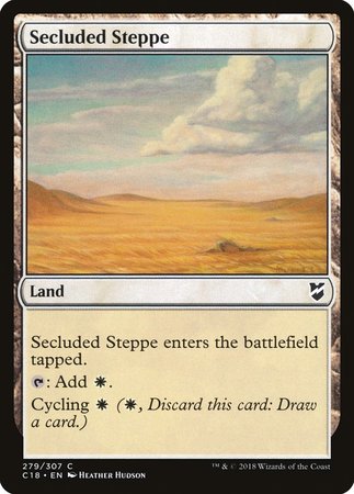 Secluded Steppe [Commander 2018] | Cracking-Singles