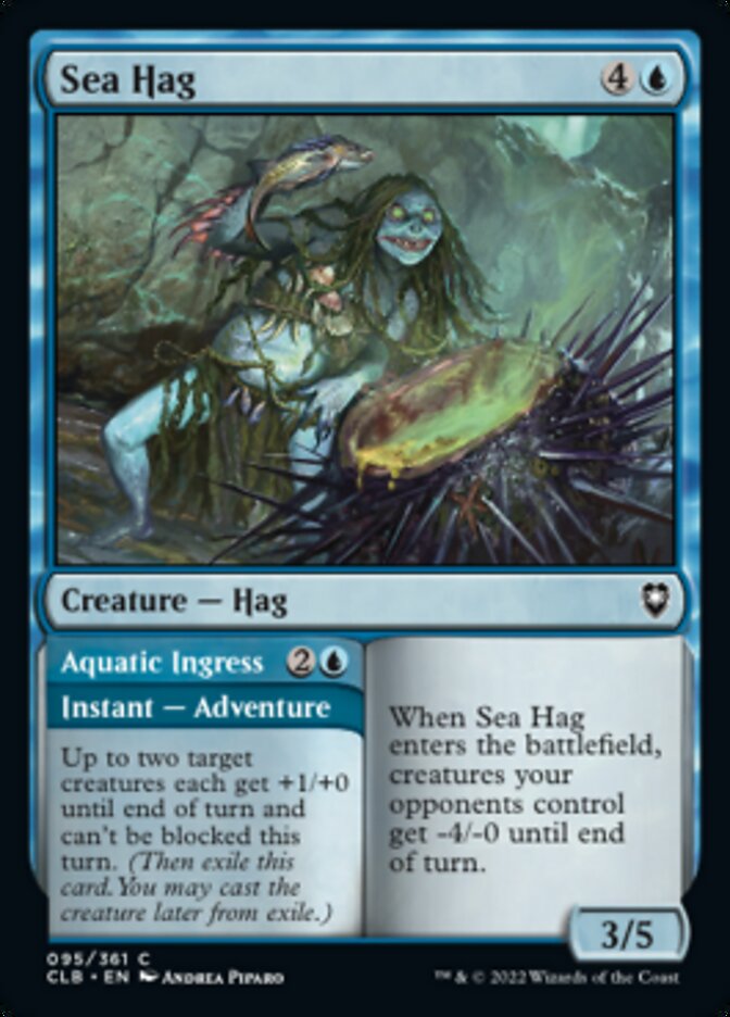 Sea Hag // Aquatic Ingress [Commander Legends: Battle for Baldur's Gate] | Cracking-Singles