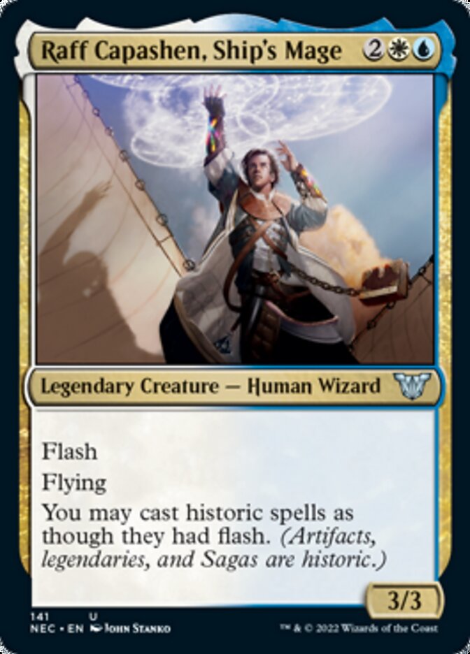 Raff Capashen, Ship's Mage [Kamigawa: Neon Dynasty Commander] | Cracking-Singles