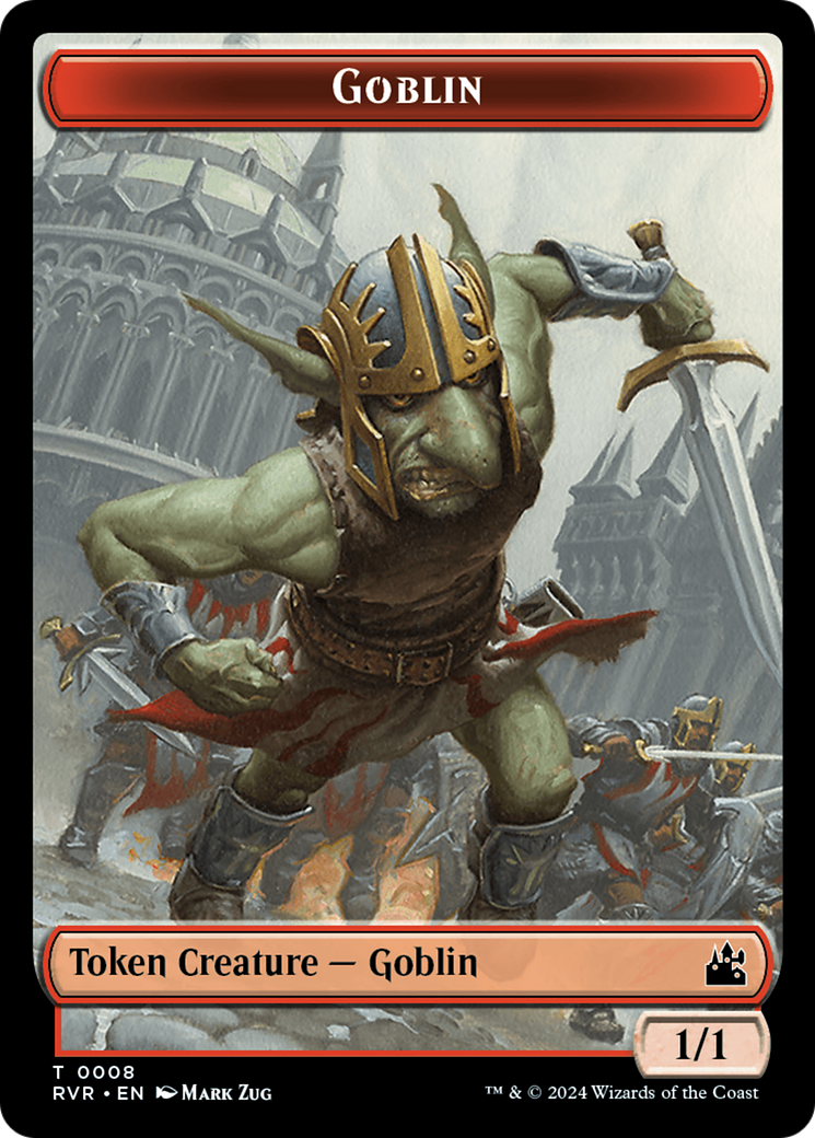 Goblin (0008) // Sphinx Double-Sided Token [Ravnica Remastered Tokens] | Cracking-Singles